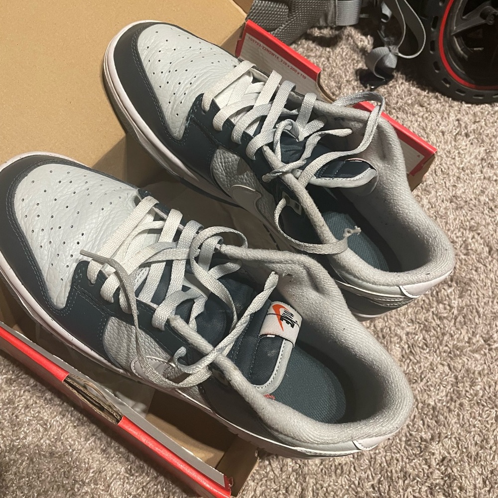 Nike White and Black Athletic Shoes